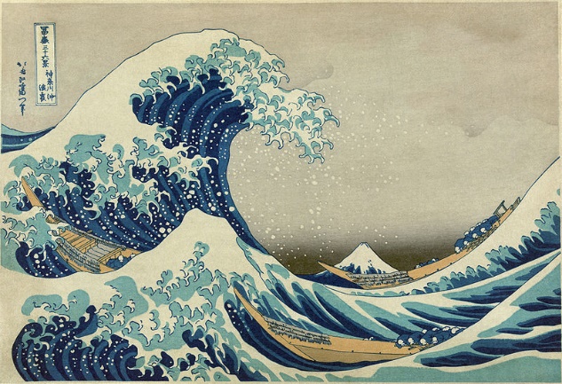 Hokusai: Great Wave.